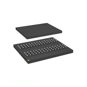 วงจรอิเล็กทรอนิกส์หน่วยความจำ AS4C8M32SA-7BCN 90 TFBGA มีในสต็อก - Product Image 1