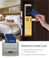 Serrure de porte intelligente sans clé pour hôtel, lecteur de carte de proximité, acier inoxydable, aluminium, porte en bois/acier/verre, carte mémoire Cloud, SDK