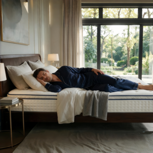 Colchón de Espuma Euro Pillow Top de Lujo, Firmeza Media, Cubierta de Tela Transpirable, Tamaño King, Diseño Contemporáneo, Muebles para el Hogar y el Dormitorio - Product Image 3