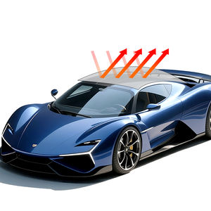 자동차 선 루프 보호 필름 실버 99% 높은 열 거부 태양 광 자동차 창 유리 틴트 안티 스크래치 자동차 지붕 채광창 필름 - Product Image 1