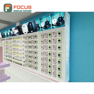 Luxury Hairpiece Display Cabinet Glass Door Lockable Drawer Multi Tier Shelf Store Display Cabinet - Product Image 3