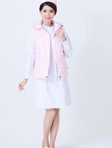 Chalecos para Médicos y Enfermeras de Hospital, Chaquetas de Algodón, Ropa de Trabajo Corta, Cálida para Invierno, Sin Mangas y Gruesa - Product Image 3