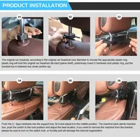 Layar Multi-Touch 10.1 Inci Harga Pabrik dengan Android Monitor Sandaran Kepala Mobil Pemutar Video Sistem Hiburan Belakang Universal