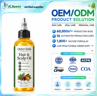 Serum Minyak Pertumbuhan Rambut OEM 9 in 1 Top Raw Biotin Peptide, Meningkatkan Kekuatan Kulit Kepala dan Akar Rambut, Rambut Lebih Tebal, Kuat, dan Berkilau