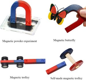 Set Scientifico per Esperimenti di Magnetismo, Strumenti Educativi di <span class=keywords><strong>Fisica</strong></span> per Bambini e Adolescenti, Include Barre Magnetiche - Product Image 5
