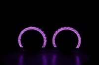 I9-C30 Cache de projecteur LED Angel Eye 5D RGB en cristal de 3 pouces pour la modification de l'éclairage automobile