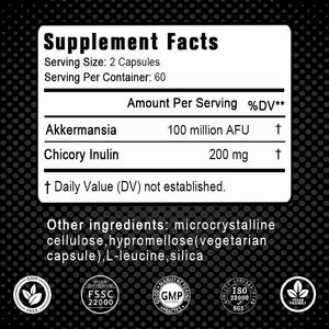 Herblife o Suplemento Dietético Personalizado, Probióticos Akkermansia para la Salud Intestinal y Digestiva, Cápsulas de Probióticos GLP-1 - Product Image 3