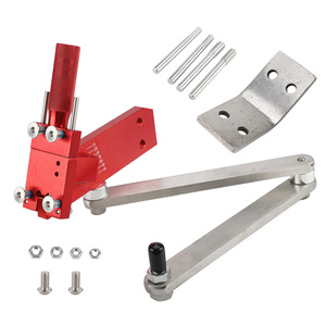 Lawnmower <b>Blade</b> <b>Sharpener</b> 15-45 Degree Adjustable Aluminum Alloy Manual Tool For Standard <b>Blades</b> Red Color - Product Image 1