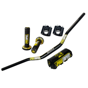 <span class=keywords><strong>Kit</strong></span> de protection de poignée en caoutchouc pour guidon de moto en alliage d'aluminium CNC, protection de poitrine pour modification de moto tout-terrain Protaper - Product Image 1