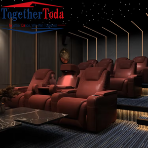Sillón Reclinable Eléctrico de Cuero de Lujo Moderno Personalizado para Cine en Casa, Teatro y Oficina en Casa - Product Image 4