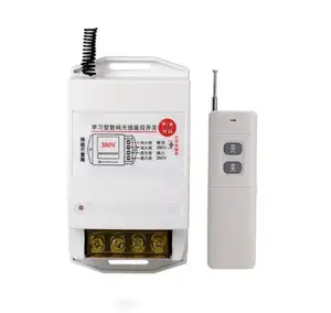 Wireless remote control switch 5000 meters 5 kW household high-power through-wall water pump motor switch 380V220V