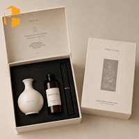 Diffuseur de parfum en céramique mate FUBEI LIVING, 200 ml, forme de vase, récipient pour diffuseur d'arômes, diffuseur d'huiles essentielles