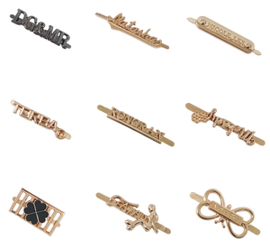 Logotipo de metal de marca disponible popular de alta calidad/etiqueta de metal de diseño personalizado para bolsos y bolsos - Product Image 2