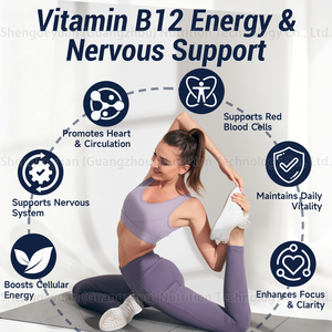OEM Private Label <strong>Methylcobalamin</strong> <strong>Vitamin</strong> <strong>B12</strong> Liquid Drops 60ml Adult Supplements for Energy Production Metabolism Support Daily - Product Image 3