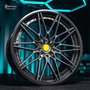 ล้อคาร์บอนไฟเบอร์ G30 F30 สำหรับรถยนต์นั่งส่วนบุคคล ขนาด 22 นิ้ว แบบฟอร์จ สำหรับรถแข่ง ประสิทธิภาพสูง ล้อแบบ 2 ชิ้น - Product Image 1