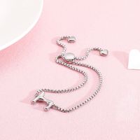Venta al por mayor de acero inoxidable en forma de bambú letra inicial a prueba de agua no Tanish colgante pulseras de joyería de moda para las mujeres