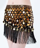 Vente Flash : Jupe Enveloppante Demi-Cercle Sexy pour Danse Orientale, Foulard de Hanche à Franges pour Entraînement et Spectacles Féminins