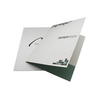 Carpeta de Presentación Promocional para Negocios, Impresa con UV, Papel de Arte de 300 g/m², Tamaño A4, Colores Surtidos, Logotipo Personalizado de Fábrica China, Venta Caliente, OEM