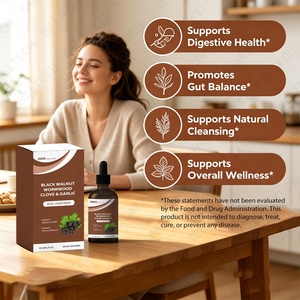 Produit phare : Teinture de Noyer Noir et Absinthe 20-en-1, Marque Privée, Nettoyant Intestinal, Gouttes Liquides de Noyer Noir, Absinthe et Clou de Girofle - Product Image 2