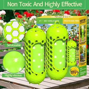 Trampa para Avispas Portátil, Trampa para Insectos con Forma de Jaula para Colgar al Aire Libre, para Jardín y Patio - Product Image 4