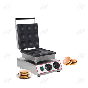 Elettrico commerciale 9 pezzi Dorayaki Baker Maker fagioli rossi Pancake Waffle <span class=keywords><strong>cucina</strong></span> <span class=keywords><strong>Snack</strong></span> per uso domestico e ristorante - Product Image 3