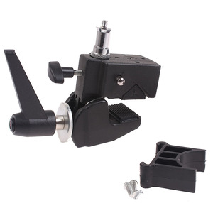 Universele bureauklemvoet voor telefoon/tabletstandaard, verstelbare superklembevestiging voor livestream vlogging en overhead video-opnames - Product Image 1