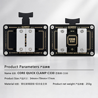 KEGUAN KG-C330 Pince de fixation rapide pour puce CPU à commande d'une seule main, verre trempé, pour réparation de soudure BGA iPhone Android
