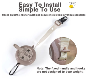 <span class=keywords><strong>Tendedero</strong></span> portátil para viajes al aire libre, cuerda de secado retráctil a prueba de viento, <span class=keywords><strong>tendedero</strong></span> de nailon ajustable para lavandería, <span class=keywords><strong>tendedero</strong></span> plegable para acampar - Product Image 3