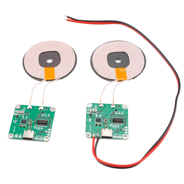 20W High Power 5V 12V Fast Charging Wireless Charger Transmitter Module Type-c USB + Coil Qi Universal for CAR PHONE Battery