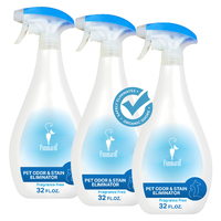 Spray désodorisant anti-odeurs personnalisé avec logo, éliminateur de taches d'urine d'animaux, formule brevetée, spray désodorisant pour animaux, antibactérien