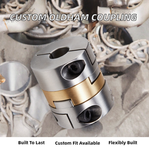 Giunto di trasmissione Oldham di alta qualità personalizzato in acciaio inossidabile flessibile OEM, foro 10 mm, 1000 RPM per tipografie con 3 anni di garanzia - Product Image 2