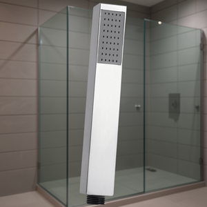 Cabezal de ducha de un solo chorro, 12 cm de largo, 4 cm de alto, 29 cm de ancho, accesorio de baño de diseño moderno - Product Image 3