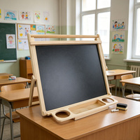 Pizarra Magnética Educativa con Superficie de Lona Magnética, Exhibición Portátil para Bodas, Material MDF