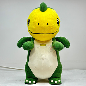 Disfraz Inflable de Dinosaurio para Adultos, Color Verde, Unisex, Disfraz de Mascota para Fiestas de Pascua/Halloween - Product Image 5