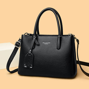 Nouveau sac à main pour femmes en cuir PU de style Preppy de luxe à la mode de bonne qualité sac fourre-tout à bandoulière Portable pour dames et filles - Product Image 3