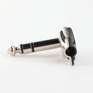 Nuevo diseño de audio de níquel <span class=keywords><strong>Mini</strong></span> 1/4 6,35mm Pancake adaptador estéreo de ángulo recto conector con papel aislante en el interior - Product Image 2