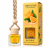Autoparfum 8ml glazen flesje houten dop hangend essentiële olie autoluchtverfrisser achteruitkijkspiegel geur natuurlijke langdurige geur