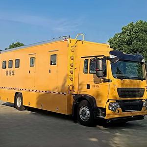 Camions lourds diesel à admission d'air froid pour la ville, 257KW 300KW, Mini-camion diesel automatique, Cabine de douche pour HOWO - Product Image 4