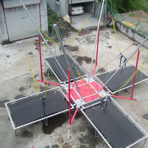 เครื่องเล่นสวนสนุกราคาโรงงาน ราคาดีที่สุด แทรมโพลีนบันจี้จัมพ์สำหรับขาย - Product Image 1