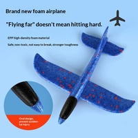 Avión de Espuma de Gran Tamaño, Lanzador Manual, Modelo para Lanzar, Juguete Unisex para Exteriores