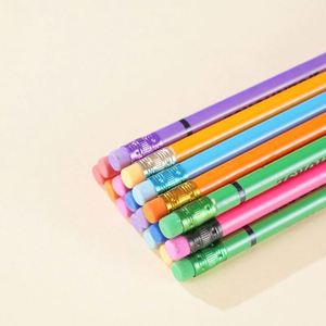 Prix d'usine Hexpresharpen Hb 10 crayons en bois 2Hb avec gomme rouge - Product Image 2