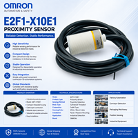 Capteur de proximité en résine E2F-X10E1 Gold Seller Omron, protection IP68, câble pré-câblé de 2 m