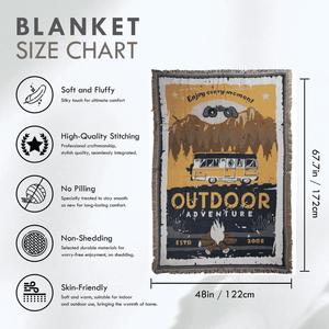 Manta versátil de algodón para picnics y relajación en el hogar - Product Image 4