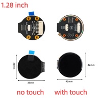 1,28 Zoll 1,28 ''rundes farbiges kreisförmiges TFT-Anzeige modul 240 X240 LCD-Modul GC9A01 Treiber IPS LCD LCD Touch-Modul