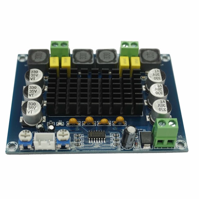 XH-M543 Class D Dual Channel 2*120W High Power Digital TPA3116D2 Amplifier Board Audio Amplifier Module