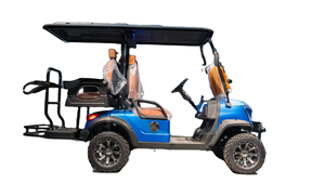 Voiturette de <span class=keywords><strong>golf</strong></span> électrique Tongcai 4 places, modèle amélioré certifié CE pour les campings désertiques et les parcs d'aventure en plein air - Product Image 2