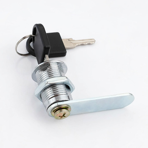 Serrure à came noire en alliage de zinc 16 mm, prix usine bas, clé identique, pour tiroir de classeur - Product Image 1