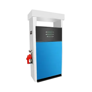 Alle In Een Elektronische Doseren Pomp Machine Benzine Brandstof Dispenser Met Pomp Flowmeter Automatische Nozzle Gun Voor Gas Station