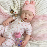 Direktlieferant Handbemalte Silikon-Reborn-Puppe Authentisches Babyhaut-Gefühl Leichte Formlinien Geschenkpuppe für Puppenladenbesitzer