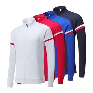 Quick Dry Mens Running Jackets Basketball Gym Fitness Clothes Breathable Adult Soccer Sports <b>Coat</b> Tops - Product Image 4